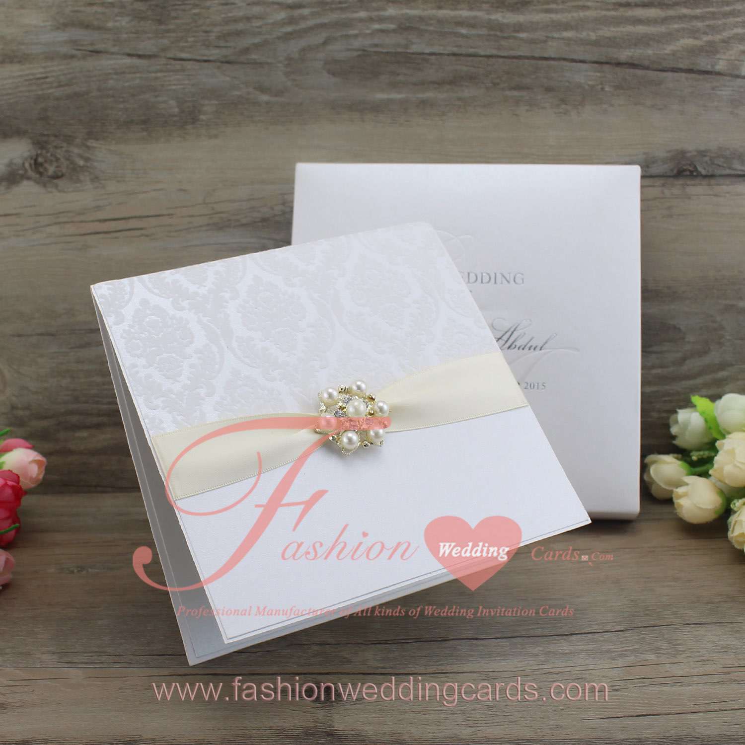 Custom Unique Flock Wedding Invitations in a Box